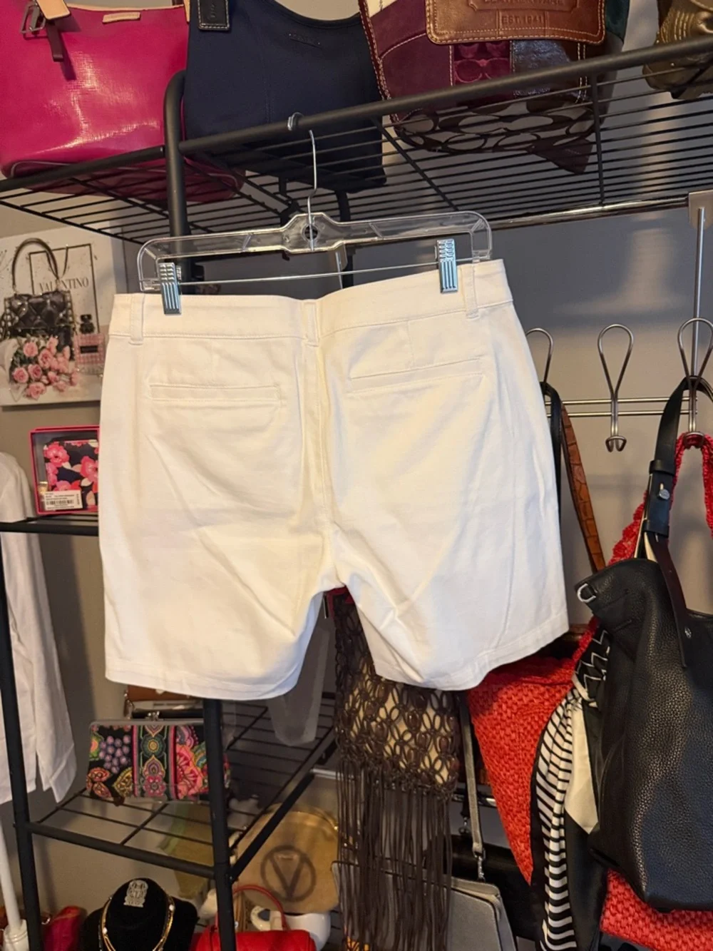 a.n.a White Women's Cotton-Blend Bermuda Shorts - Picture 5 of 6
